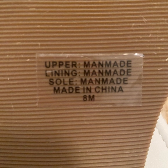 Loft White Leather Braided Flat Sandals Size 8 - Picture 9 of 10